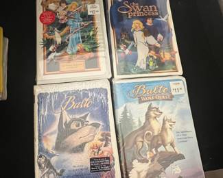 Animated Feature Films VHS Collection