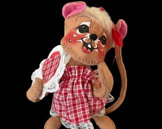 Annalee Dolls 6in Pilgrim Girl Mouse 2024