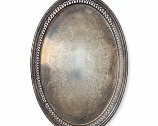 Reed & Barton Silverplated Oval Tray
