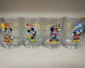 McDonald's Walt Disney World 2000 "100 Years of Magic" Celebration Glasses