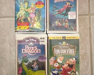 Walt Disney Masterpiece Collection VHS Tapes