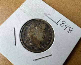 1898 Barber Quarter