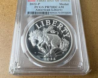 2022 American Liberty PCGS PR70DCAM Medal