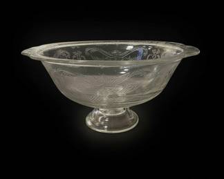 Anchor Hocking "Sandwich" Footed Compote Bowl