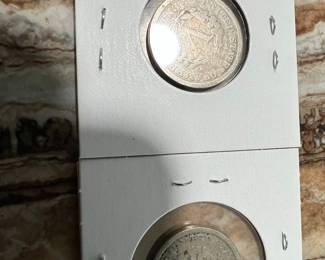 1892 and 1899 Liberty Head V Nickel Coins