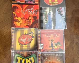 Assorted Music CDs Collection - Including Reggae, Swing, Jazz, Italian, Christmas, Opera, and Exotica/Tiki Genres