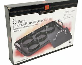 Member's Mark 6-Piece Double-Burner Griddle Set