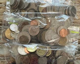 Bulk Lot of Assorted World Coins