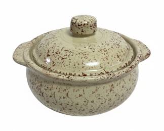Speckled Stoneware Casserole Dish with Lid