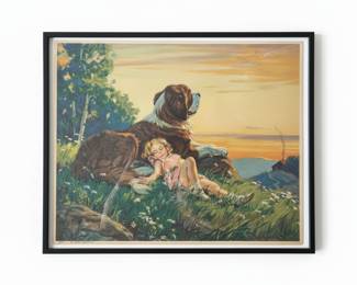 In Safe Keeping Lithograph by Frances Hook