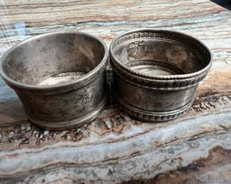 Sterling Silver Napkin Rings (Set of 2)