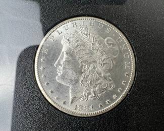 1884-CC Morgan Silver Dollar GSA Uncirculated