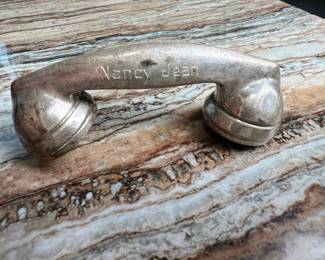 Sterling Silver "Nancy Jean" Handheld Telephone Receiver