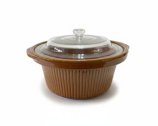 CorningWare Visions Amber Casserole Dish with Lid