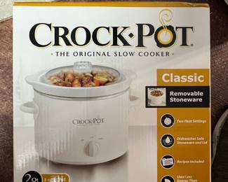 Crock-Pot Classic 2-Quart Round Slow Cooker SCR200-W