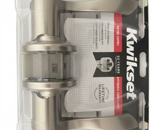 Kwikset Signature Series Juno Satin Nickel Keyed Entry Lockset