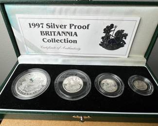 1997 Silver Proof Britannia Set