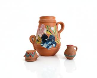 Norleans "Made in Portugal" Terracotta Figurine Set