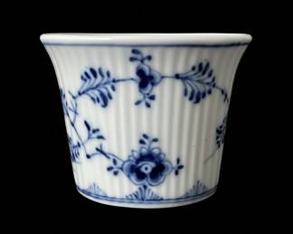 Royal Copenhagen Blue Fluted Plain Toothpick Holder