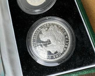 1997 Silver Proof Britannia Set