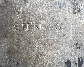 Sterling Silver Child's Cup with Decorative Banding