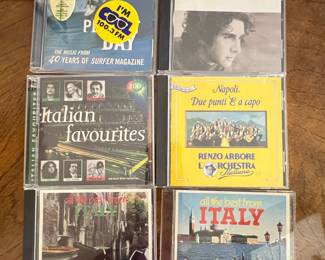 Assorted Music CDs Collection - Including Reggae, Swing, Jazz, Italian, Christmas, Opera, and Exotica/Tiki Genres