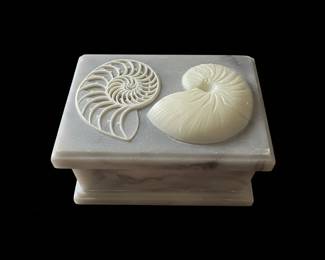 Nautilus Shell Decorative Box