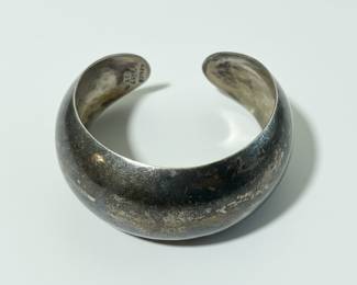 Vintage Mexican Sterling Silver Cuff Bracelet