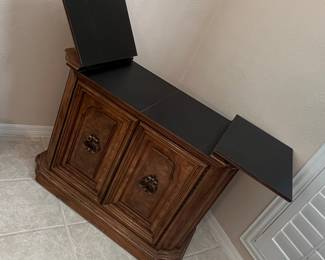 Bernhardt Hibriten Flip Top Bar Cabinet