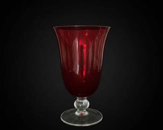 Set of 6 Ruby Red Goblets