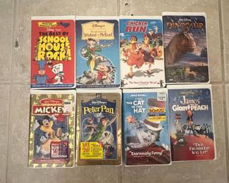 Walt Disney Masterpiece Collection VHS Tapes