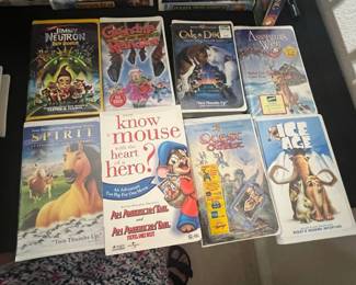 Animated Feature Films VHS Collection