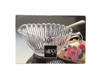 Mikasa Royal Suite QQ228/240 Crystal Dressing/Sauce Boat