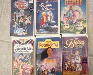 Disney Animated Classic VHS Collection