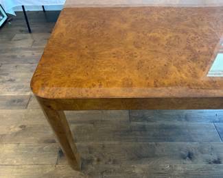 Detail of Burl dining table