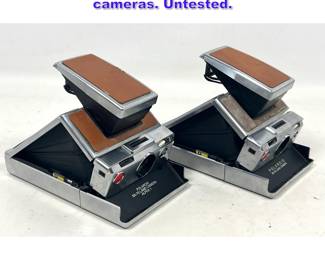 Lot 977 2pcs Para Polaroid SX 70 Land cameras. Untested. 