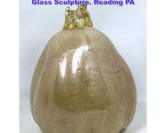 Lot 794 Stephen Nelson Handblown Art Glass Sculpture. Reading PA