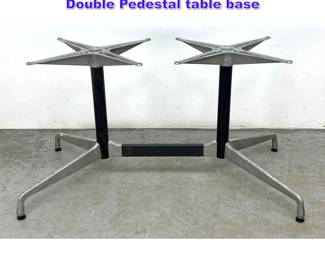 Lot 899 Herman MIller Eames Modern Double Pedestal table base 