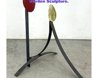 Lot 866 CHRISTOPHER HILTEY Welded Steel Garden Sculpture. 