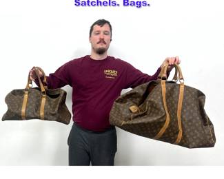 Lot 989 2pcs Louis Vuitton, Paris Trvel Satchels. Bags.