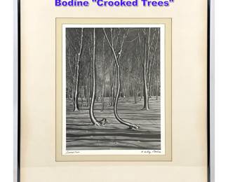 Lot 904 Original photograph A Aubrey Bodine Crooked Trees 