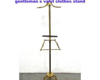 Lot 1135 Italian Brass midcentury gentleman s valet clothes stand 
