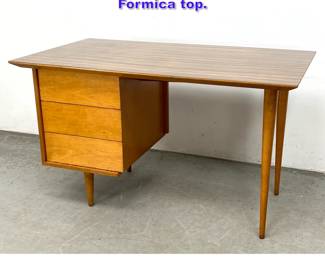 Lot 638 Paul McCobb Planner Group Desk. Formica top. 