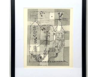 Lot 860 Paul Klee offset lithograph 