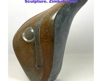 Lot 622 Richard Mteki Carved Stone Sculpture. Zimbabwean 