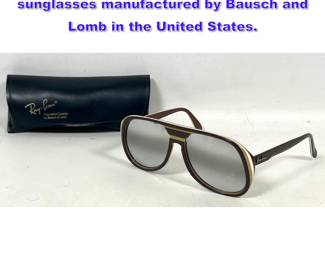Lot 838 VVntage RayBan Timberline sunglasses manufactured by Bausch and Lomb in the United States. 