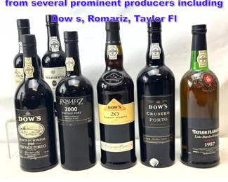 Lot 1170 7 bottles Portuguese Port wines from several prominent producers including Dow s, Romariz, Taylor Fl