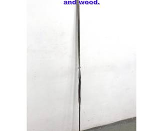 Lot 966 Ethnographic spear made of metal and wood. 