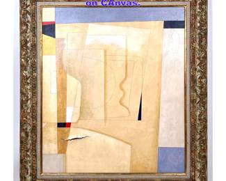 Lot 720 Joan Vidal Abstract Modern Painting on CAnvas. 
