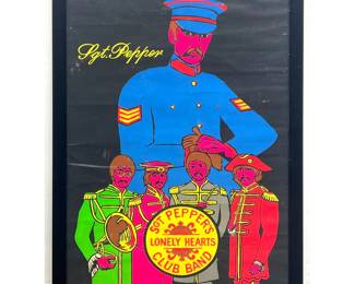 Lot 939 Beatles Sgt Pepper s Framed Poster. 